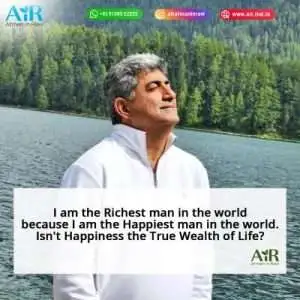 Happiness as true wealth-Richest man through happiness-True wealth in life-Happiness vs material wealth-Inner happiness and wealth-Wealth of life through joy-Richness in happiness-Spiritual wealth and happiness Finding true happiness