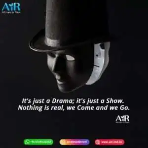 Life as a drama-Life is a show-Reality and illusion-Coming and going in life-Temporary existence-Life as a play-Impermanence of life-Spiritual view of life-Nothing is real in life -Life and the soul's journey Illusion of reality
