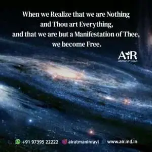 Realization of nothingness Thou art everything Manifestation of the Divine Spiritual freedom through realization Ego dissolution and freedom Oneness with the Divine Spiritual enlightenment Self-realization and liberation Divine manifestation in us Freedom through divine awareness Unity with higher power Becoming free through realization